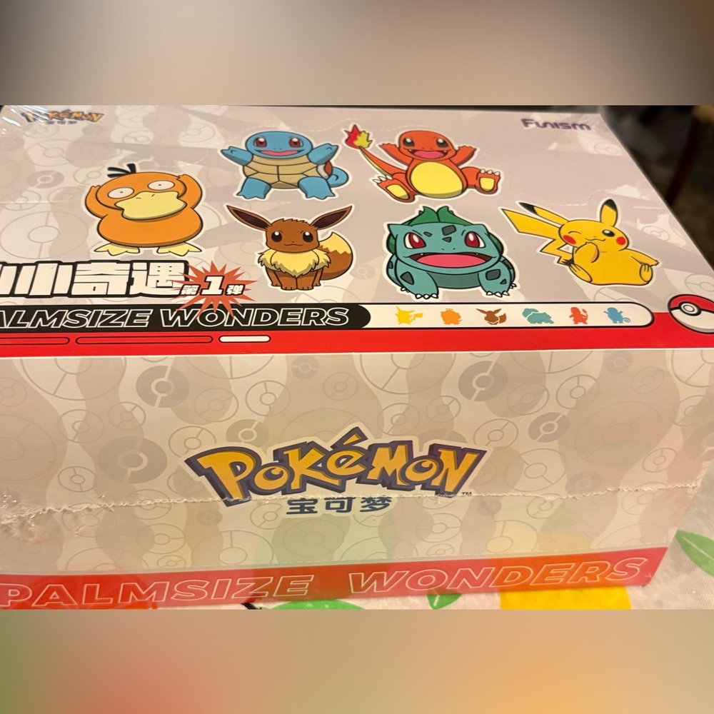 Pokemon Palmsize Wonders Collectible with Vibrant Characters